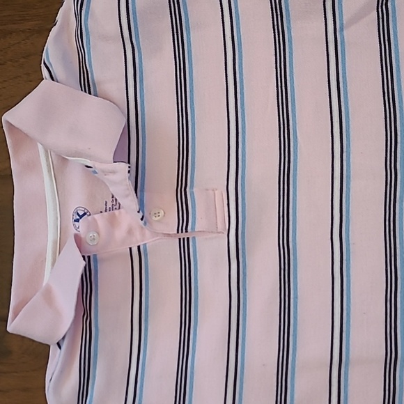 💥3for$12💥 J Khaki boys striped polo style shirt size Large - Picture 2 of 3